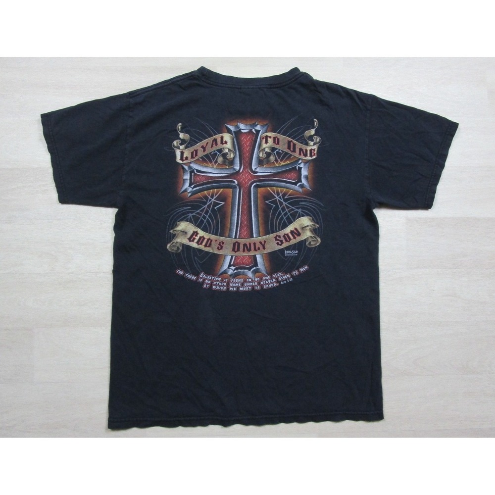 Vintage Y2K God's Only Son T Shirt (M) Acts 4:12 Kerusso Jesus Tee‎ Christian